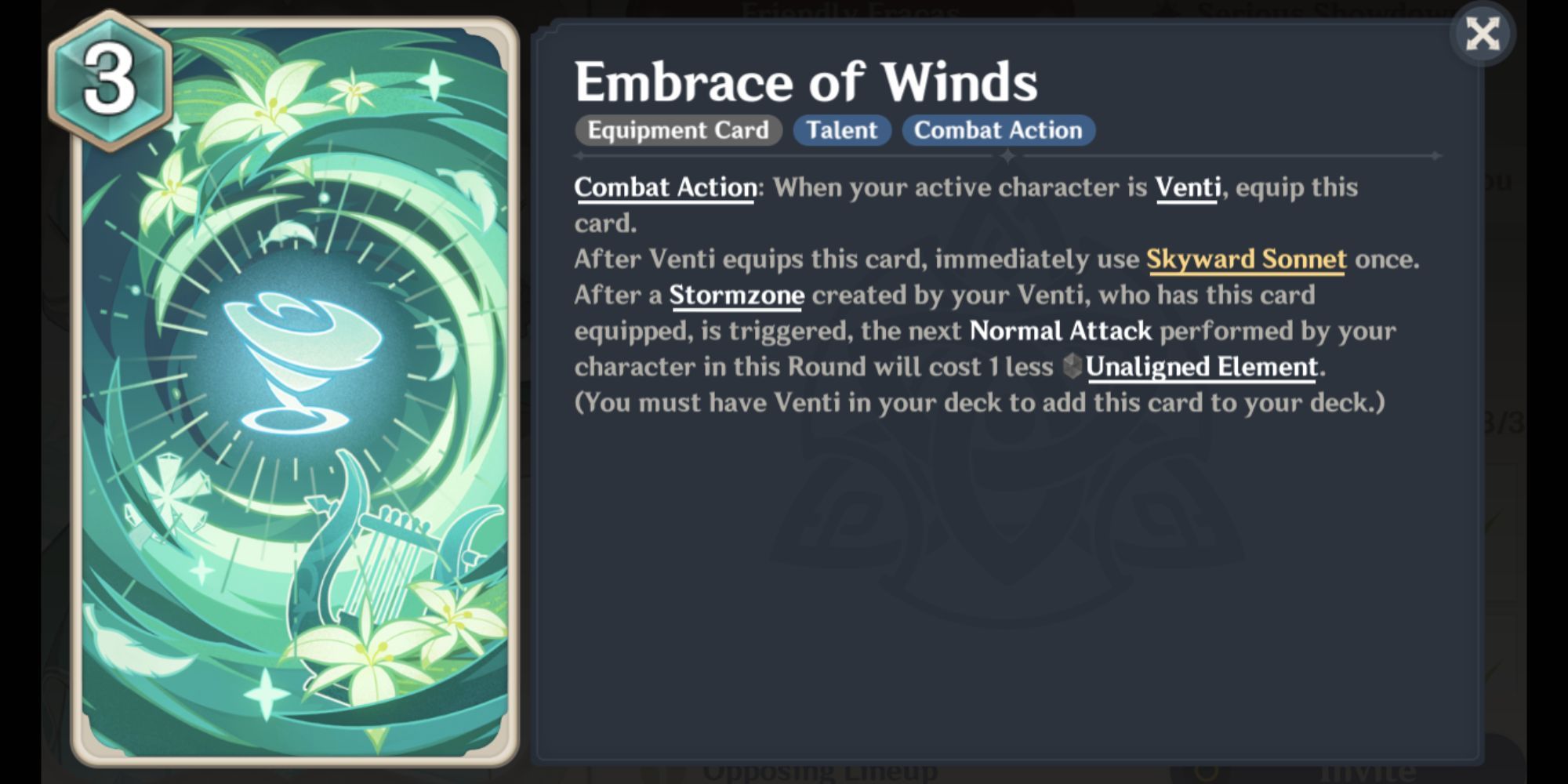 Master Venti Card and Dominate in Genshin Impact's Invokation TCG