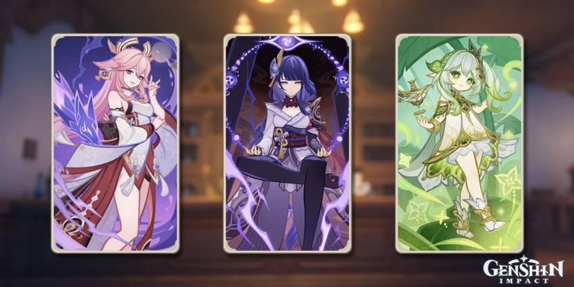Genshin Impact Genius Invokation TCG Yae Raiden Nahida