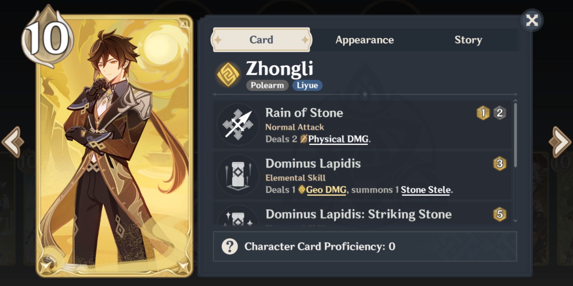 Mastering Zhongli Card and Building the Ultimate Deck in Genshin Impact ...