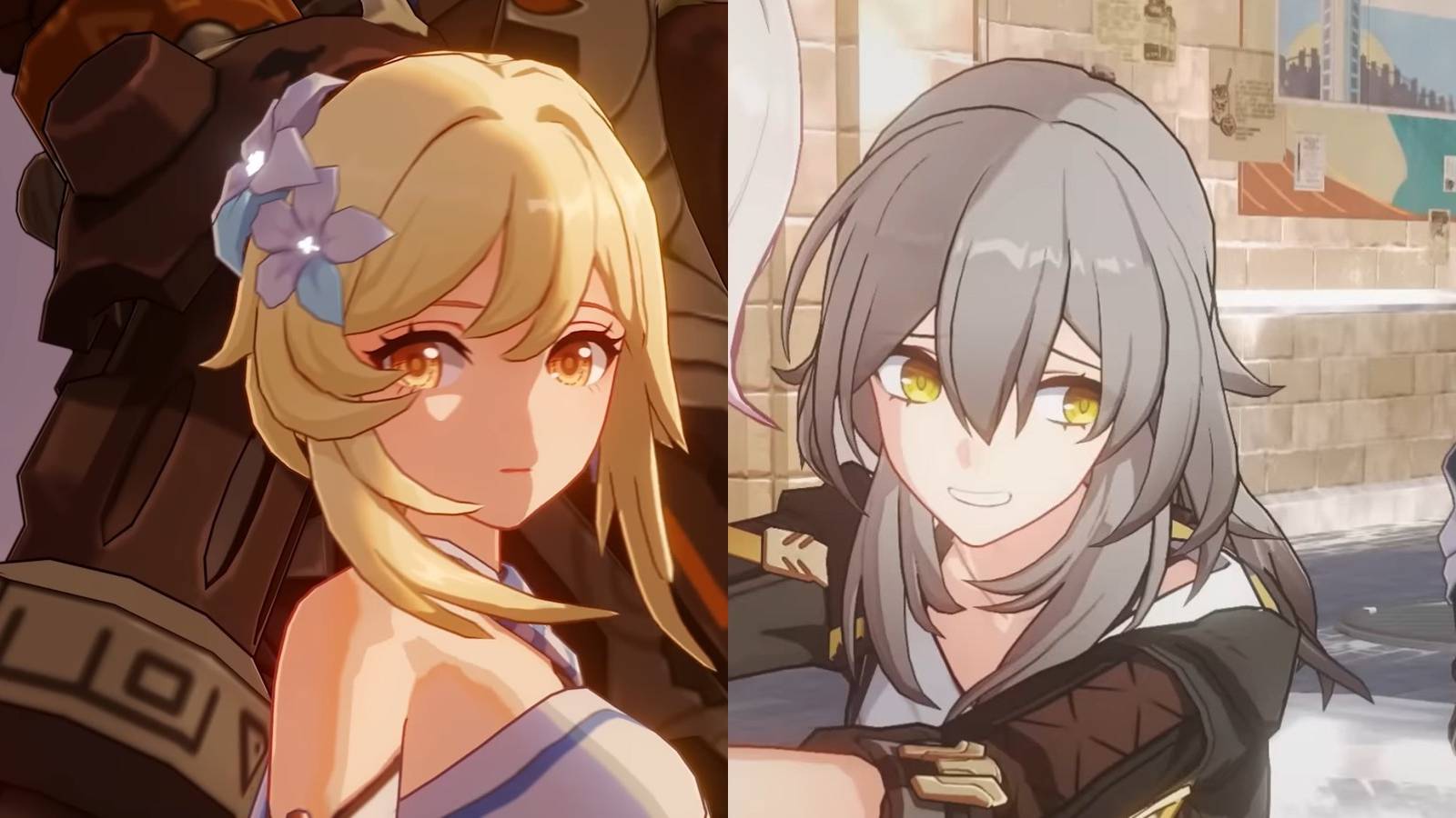 Genshin Impact Lumine and Stelle