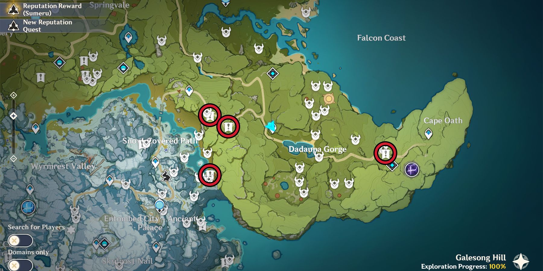 genshin impact mitachurls location in galesong hill