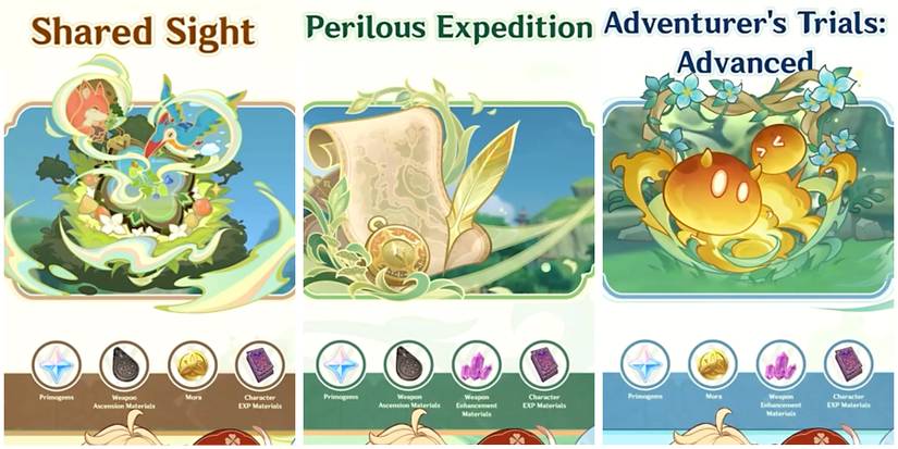 genshin impact new events