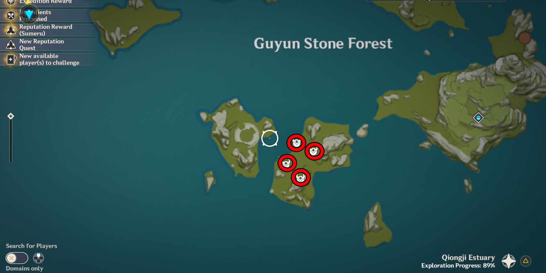 genshin impact ruin guard location in guyun stone forest