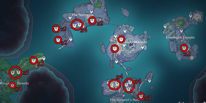 genshin impact ruin sentinel location in enkanomiya