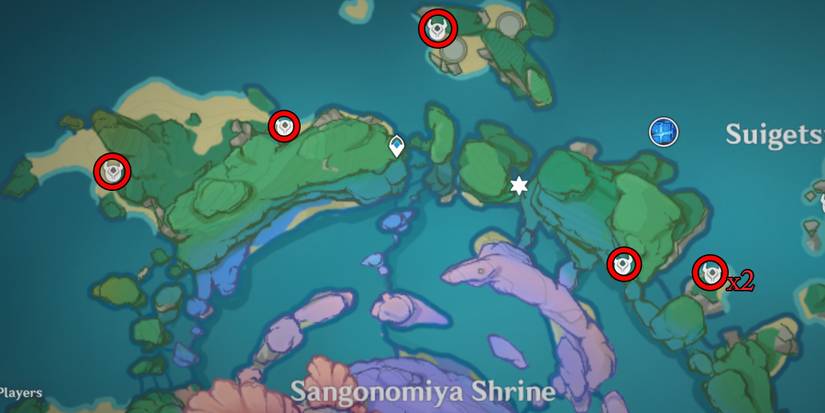 genshin impact ruin sentinel location in sangonomiya shrine