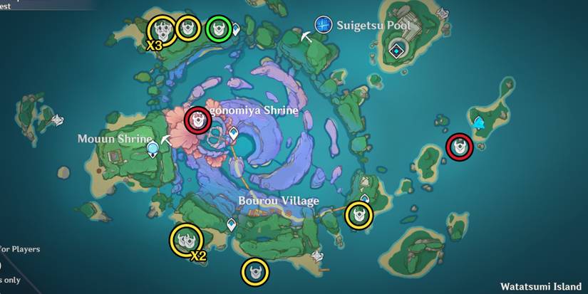 genshin impact whopperflowers location in watatsumi island