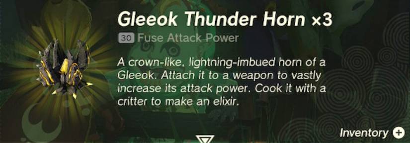 gleeok thunder horn