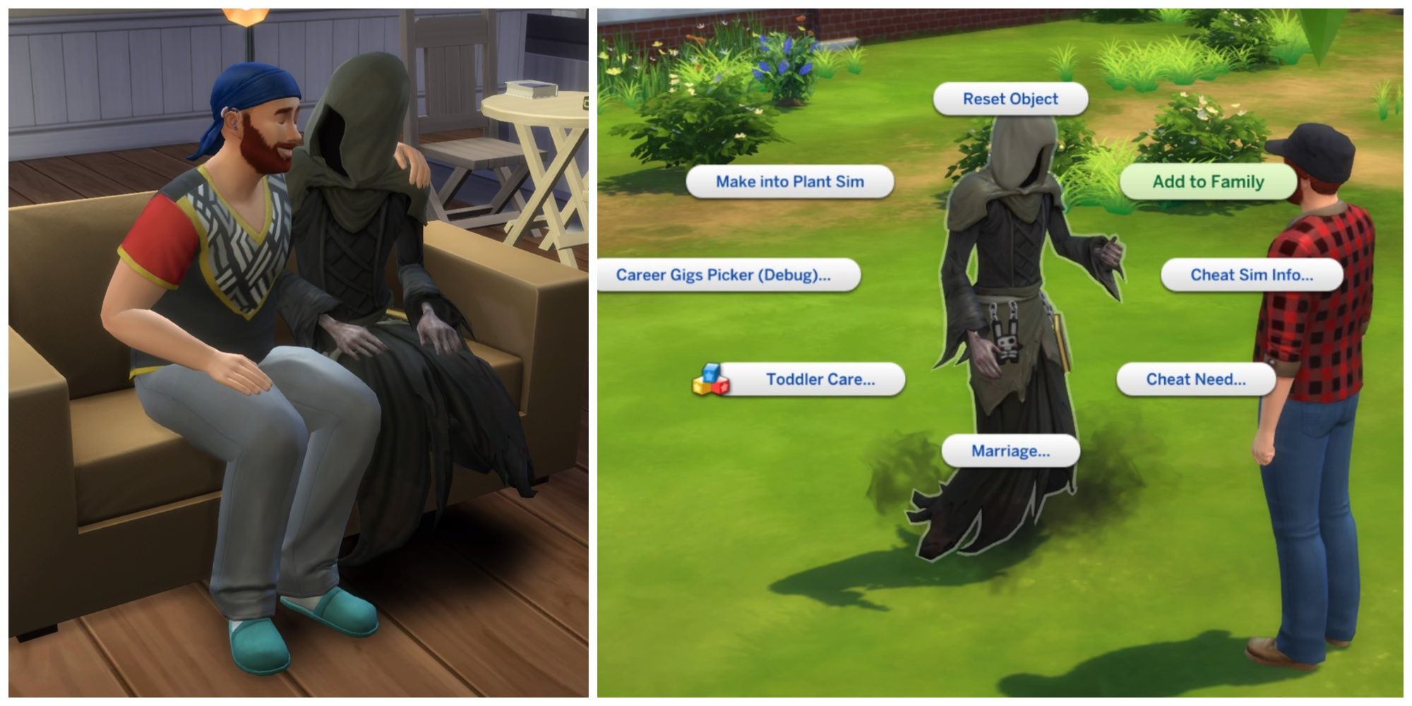 Romancing the Grim Reaper in The Sims 4
