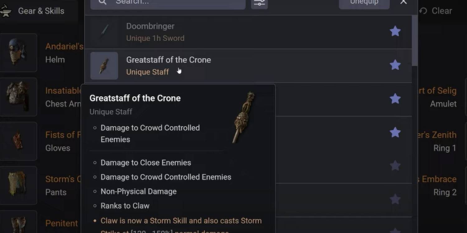Greatstaff Of The Crone (Druid)