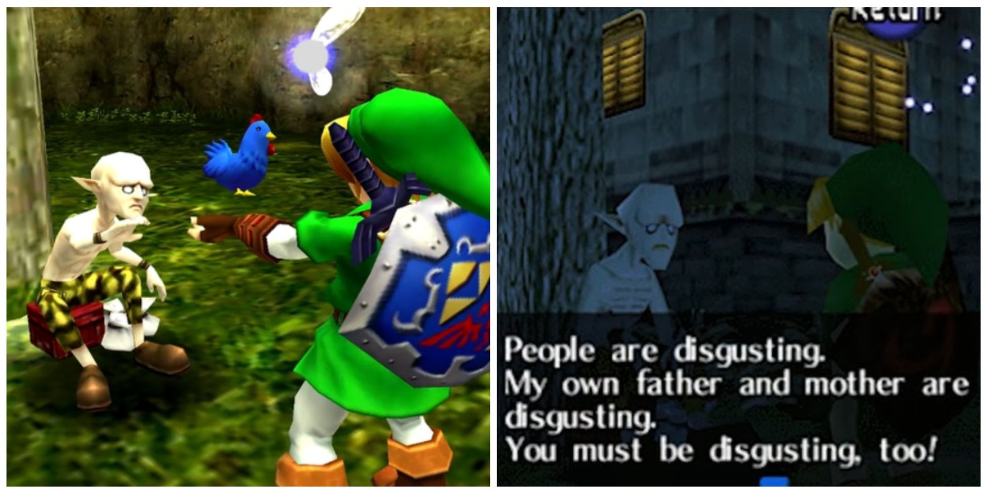 Grog and Cojiro in Legend of Zelda: Ocarina of Time