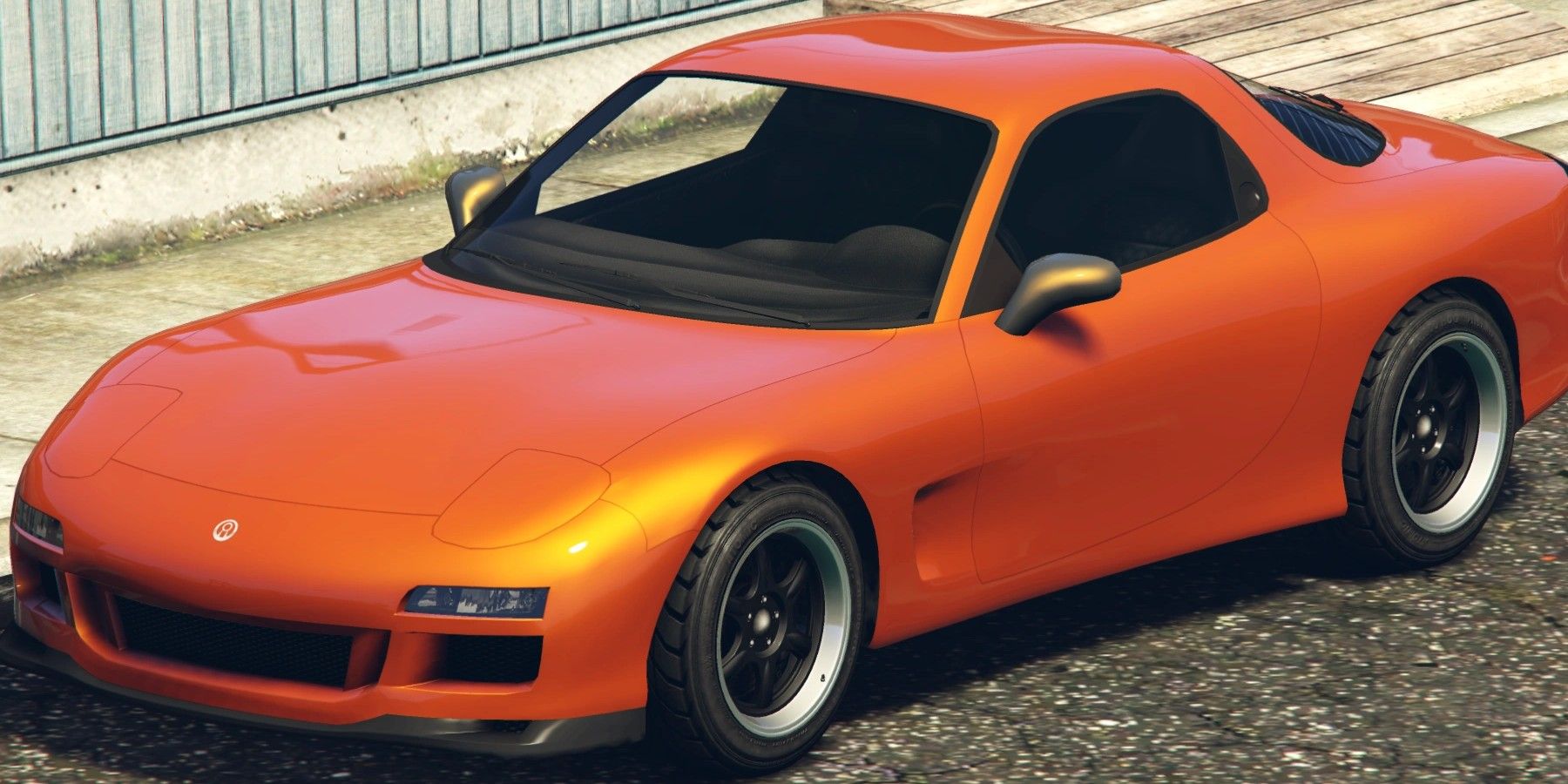An orange ZR350 in GTA 5 Online