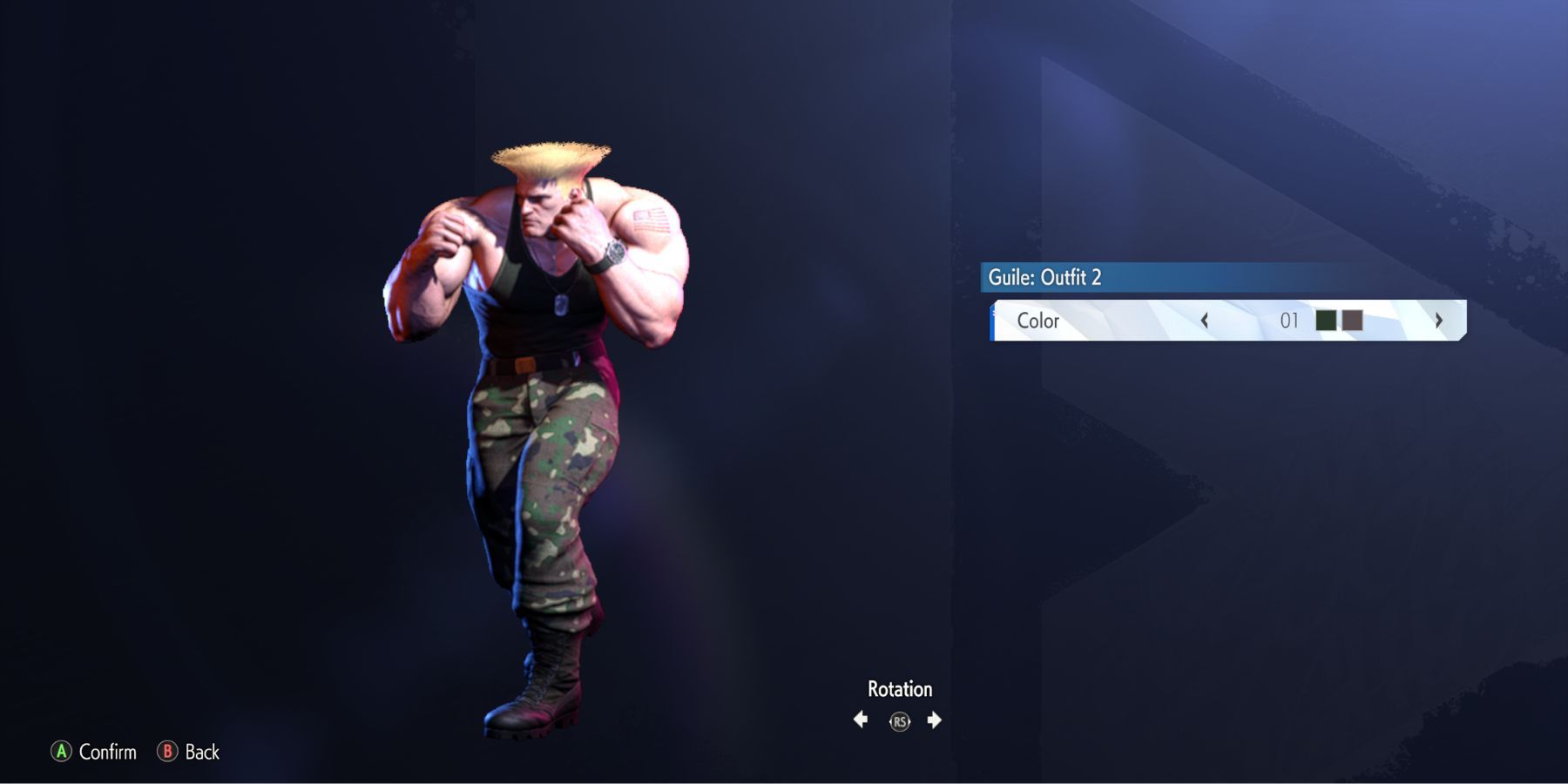 image showing guile's outfit 2 in street fighter 6.