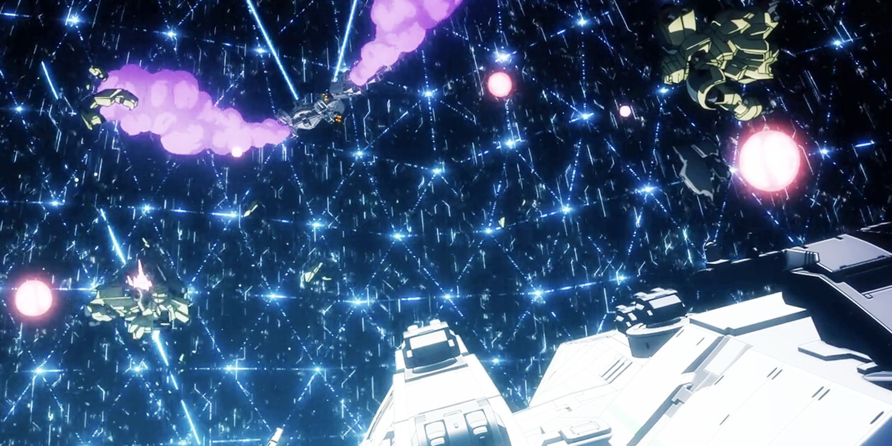 Gundam Mercury E21 Space Assembly League Destroyed