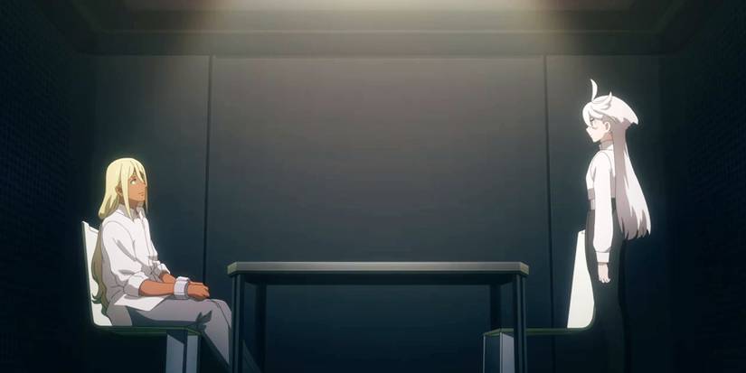 Gundam Mercury E22 Miorine Confronting Shaadiq`