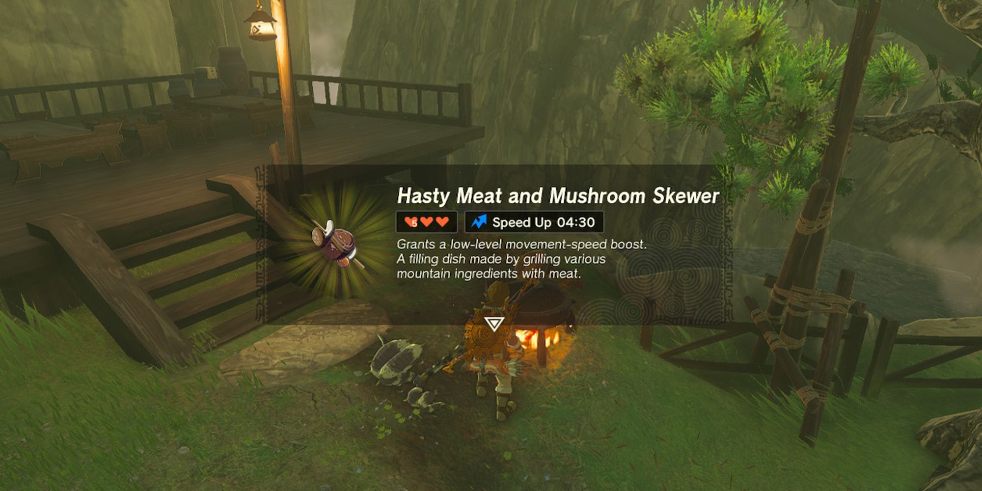 Hasty Meat and Mushroom Skewer recipe