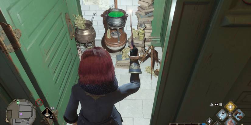 hogwarts legacy bathroom toilet easter egg