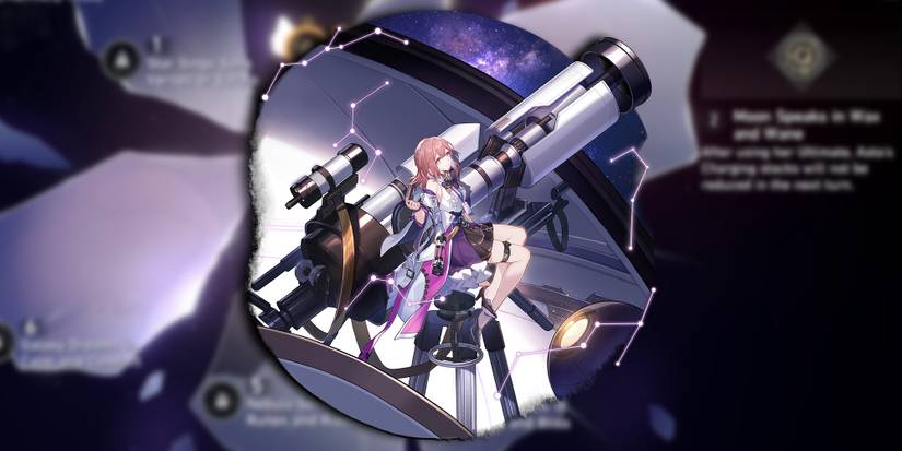 Honkai Star Rail - Asta PNG Over Image Of Asta Eidolon Screen