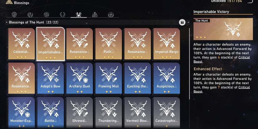 Blessings of the Hunt in Honkai Star Rail