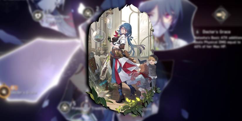 Honkai Star Rail - Natasha PNG On Image Of Natasha Eidolon Screen