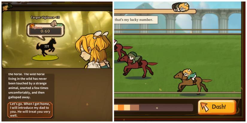 Horse Hunting and racing in Volcano Princess