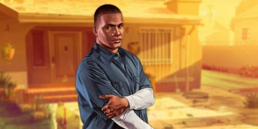 Franklin in a blue shirt