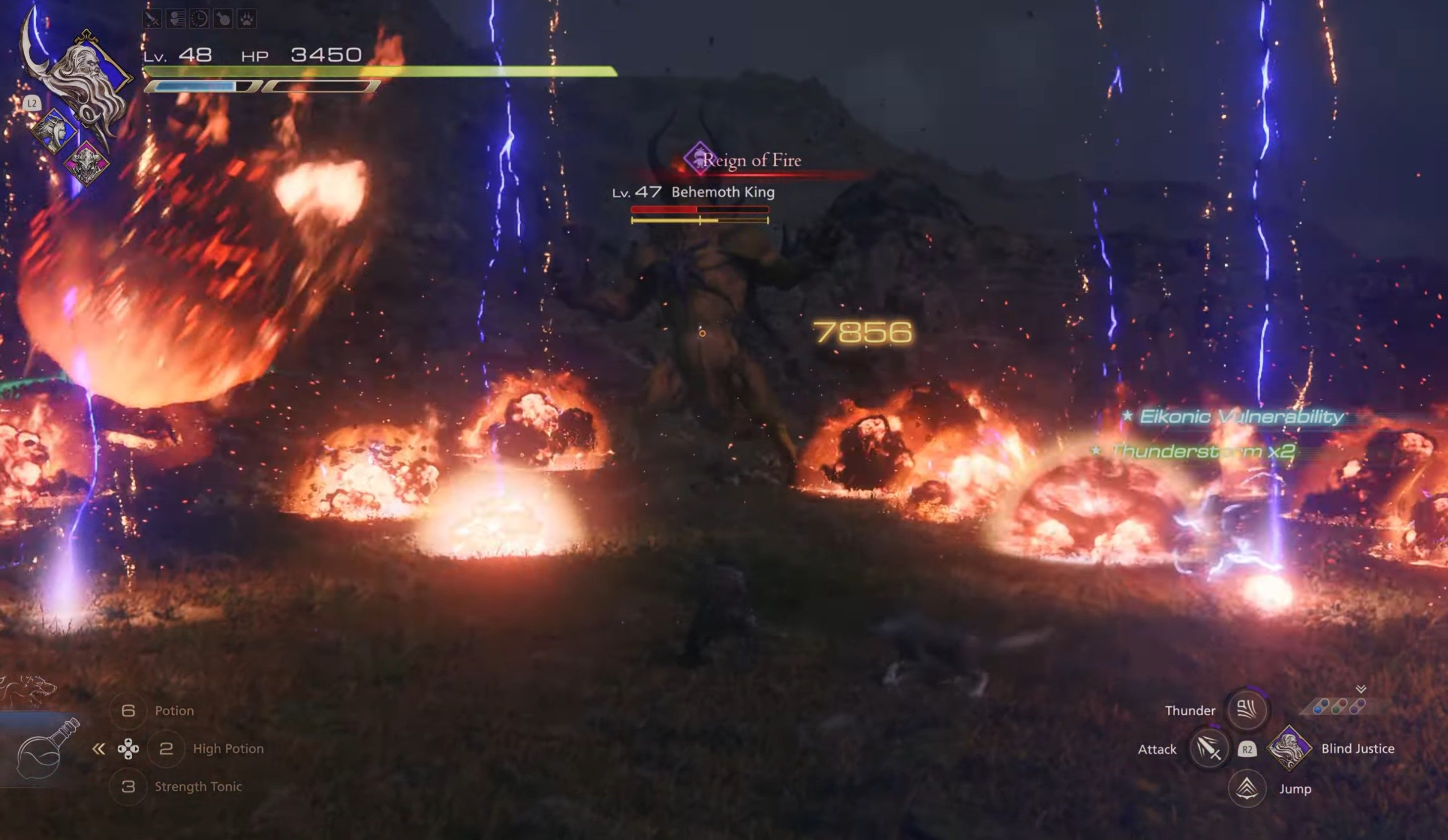 How to Beat Behemoth King in Final Fantasy 16 Reign of Fire