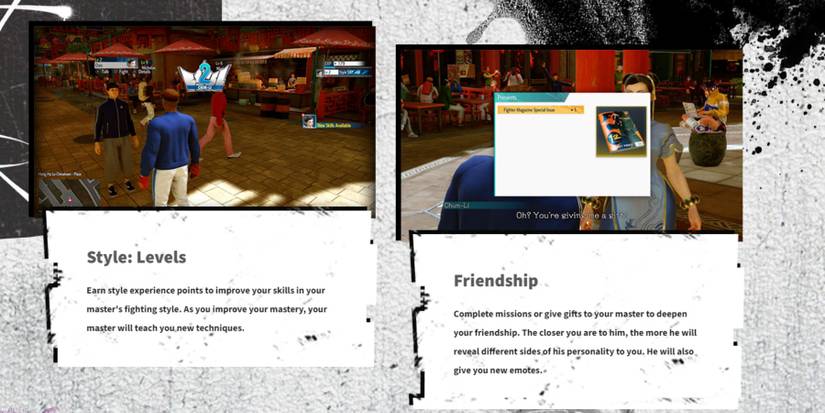 image showing how to bond with masters in street fighter 6.