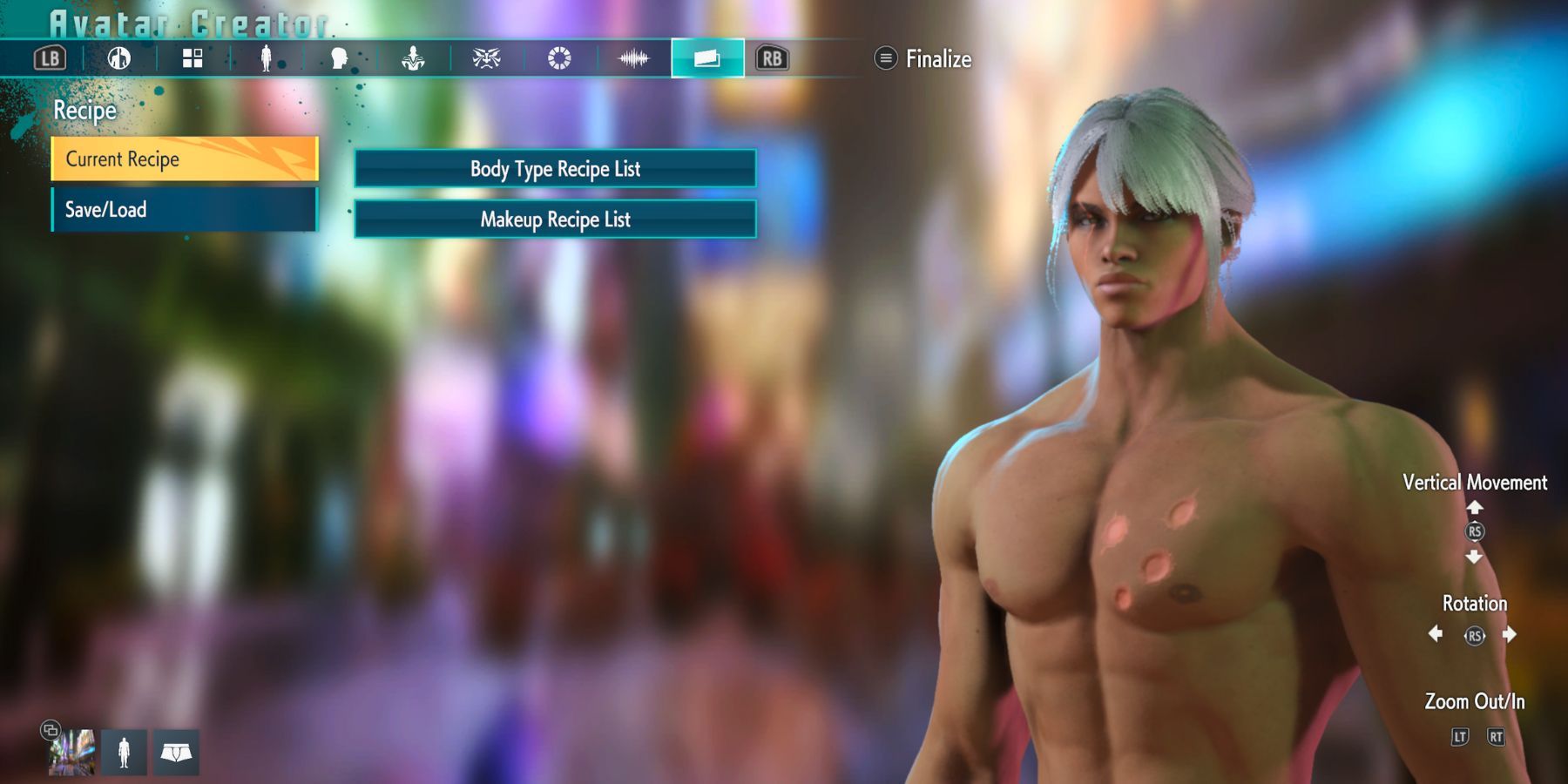 image showing how to customize an avatar in street fighter 6.