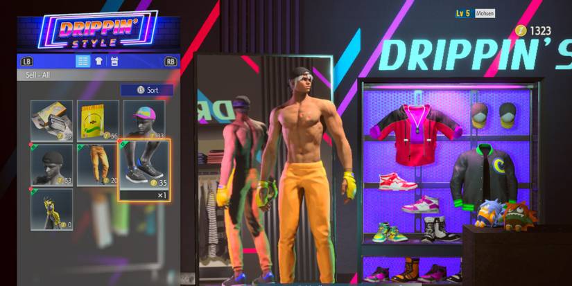 image showing how to change clothing in street fighter 6.