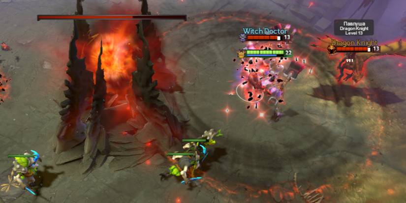 Alchemist clobbers enemies with his physical attacks