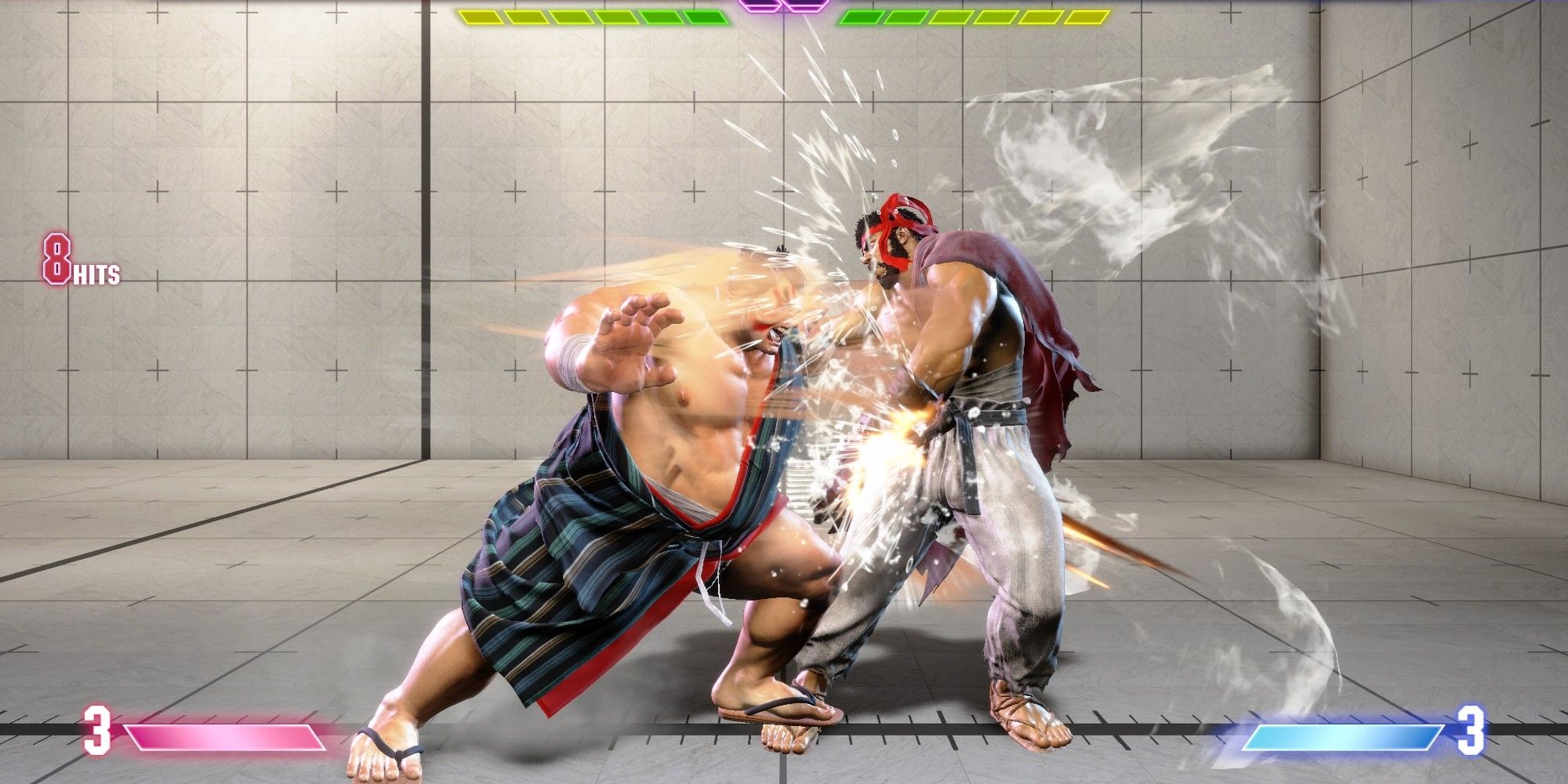 e. honda using hundred hand slap on ryu