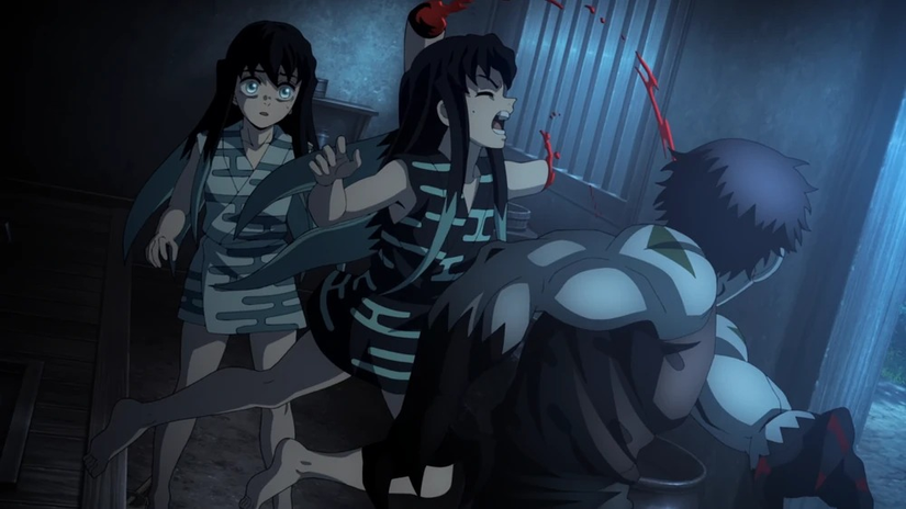 Yuichiro saves Muichiro