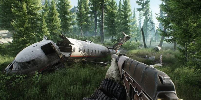 Escape-From-Tarkov-Crashed-Plane-VSS-Vintorez-Screencap