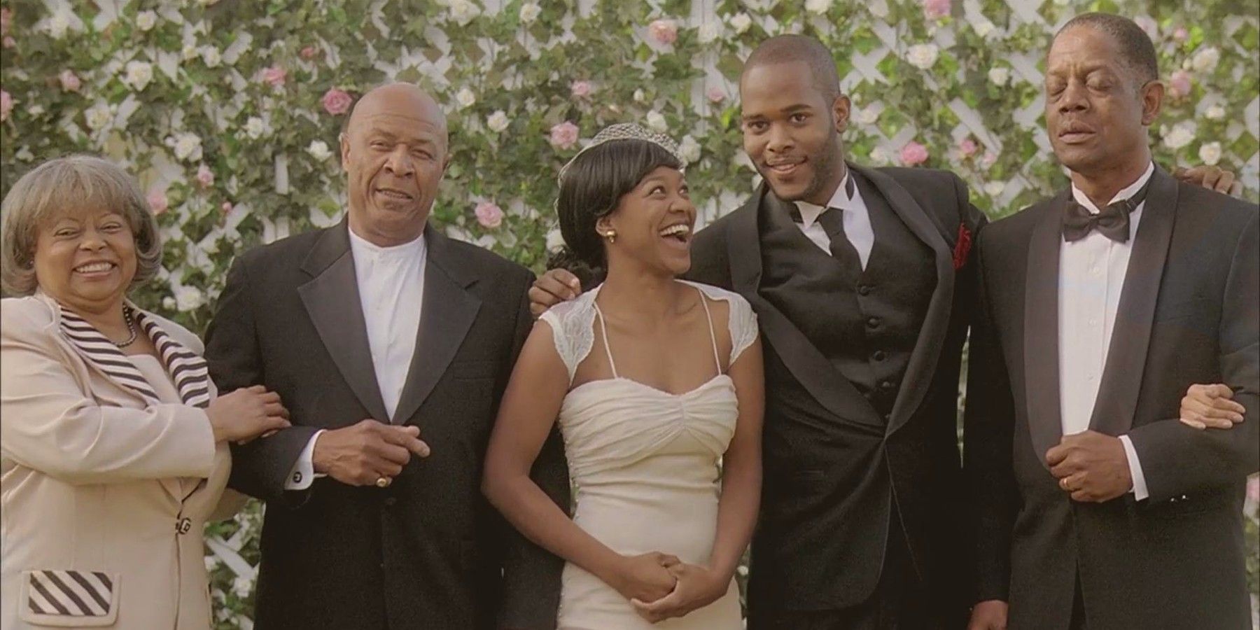 Isaiah Johnson's wedding in Ari Aster's The Strange Thing About the Johnsons