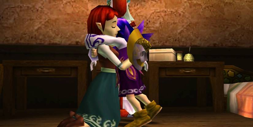 Anju and Kafei embracing