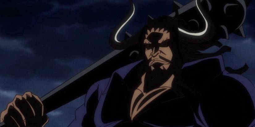 Kaido with his weapon