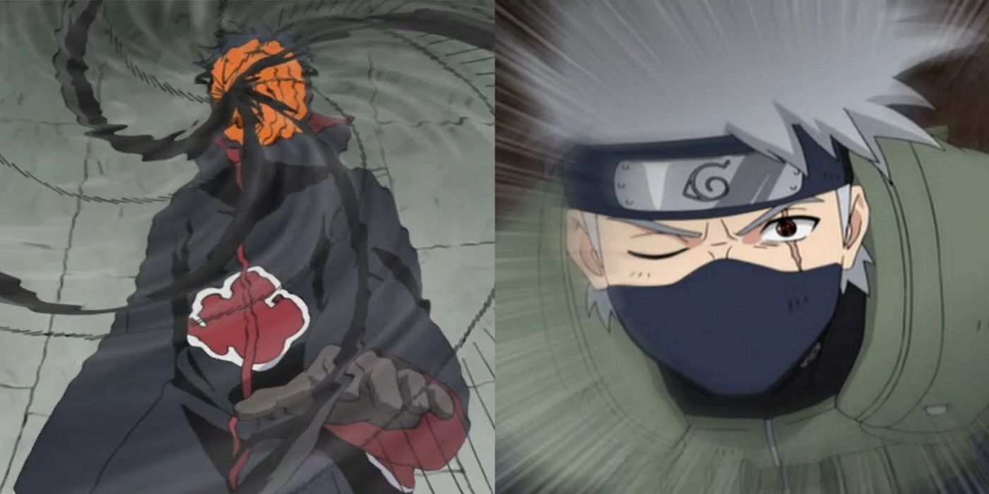 Obito and Kakashi Using Kamui