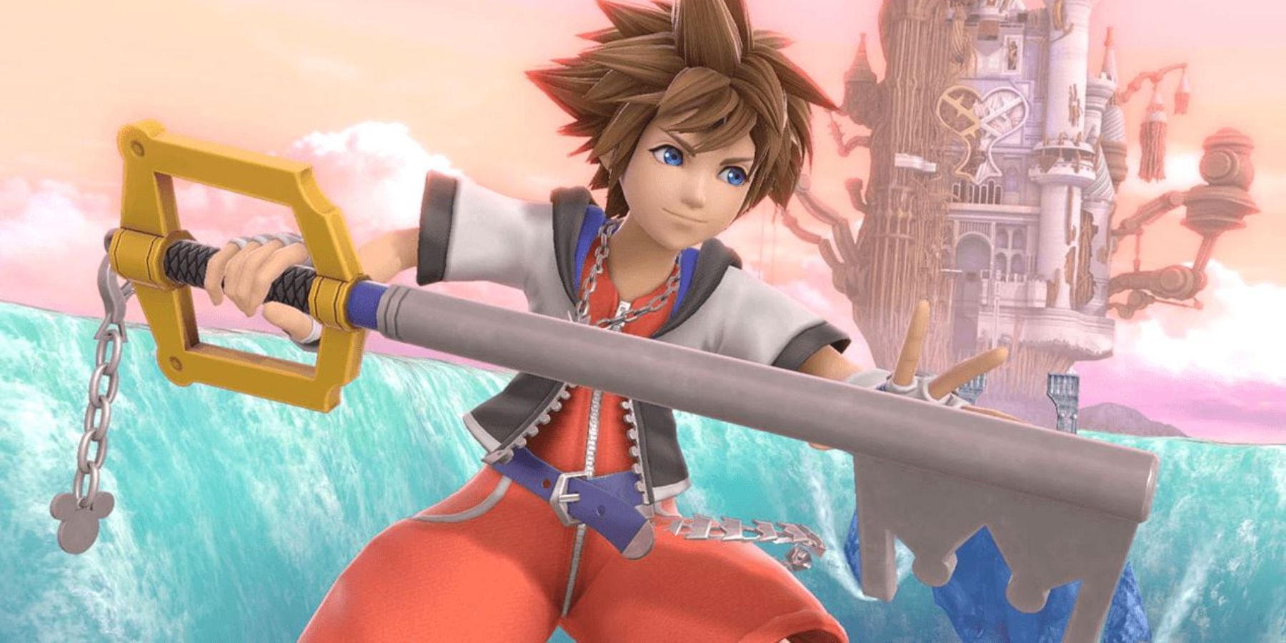 Sora wielding the Keyblade