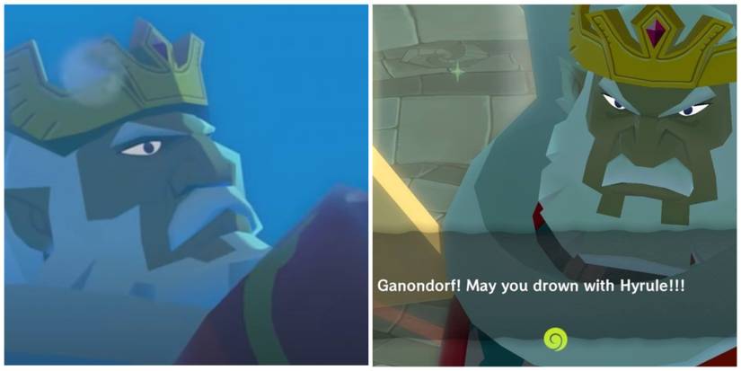 King Daphnes Drowning in Legend of Zelda: Wind Waker