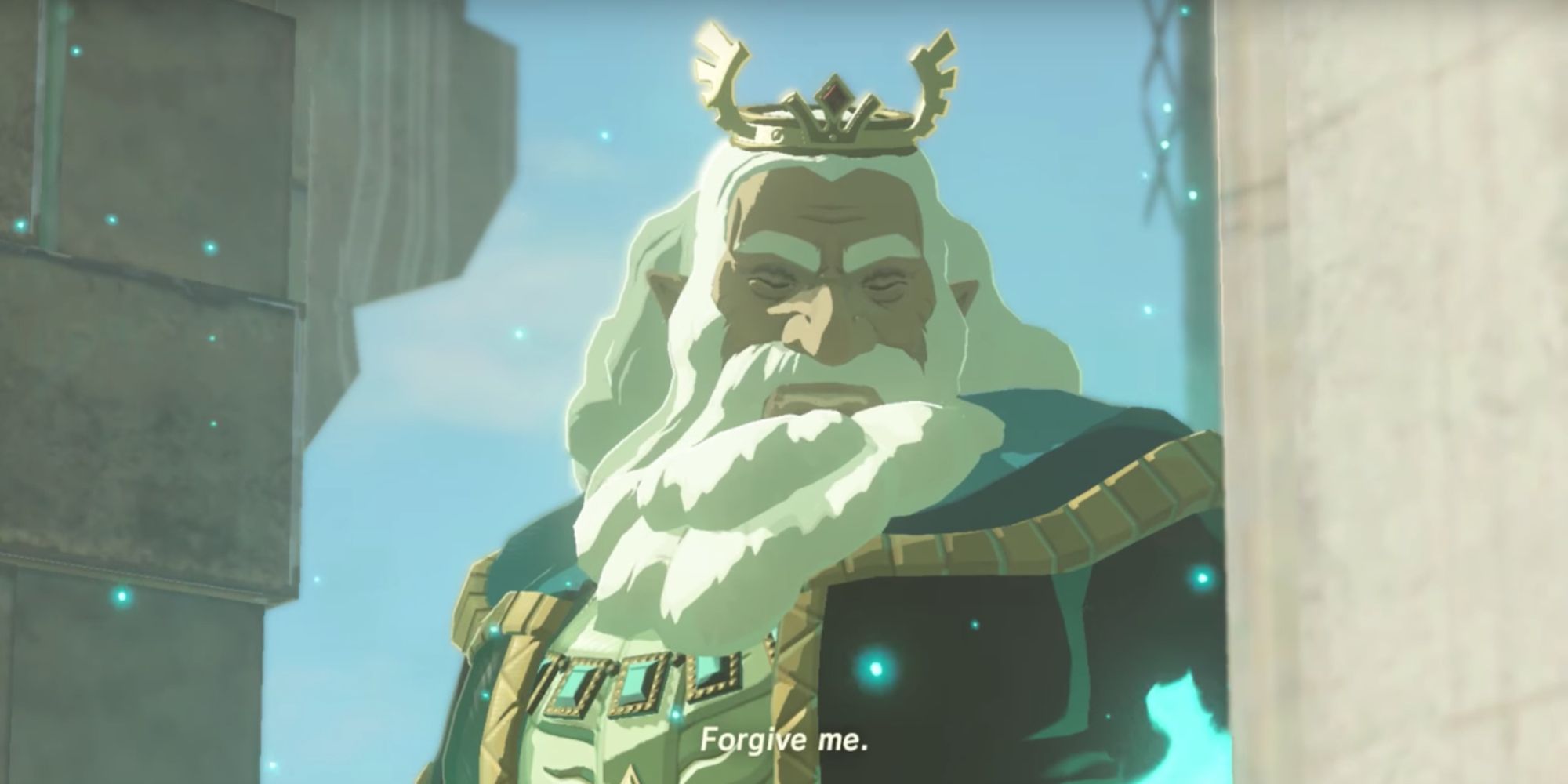 King Rhoam's ghost in Breath of the Wild