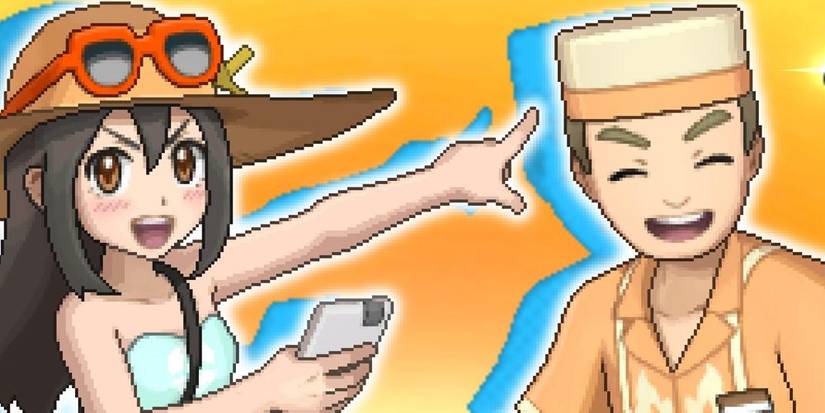 Tourist Couple Landon and Yuriko From Pokemon Ultra Sun and Moon
