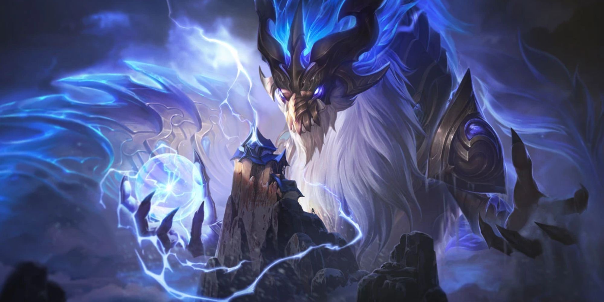 League of Legends Storm Dragon Aurelion Sol Splash Art
