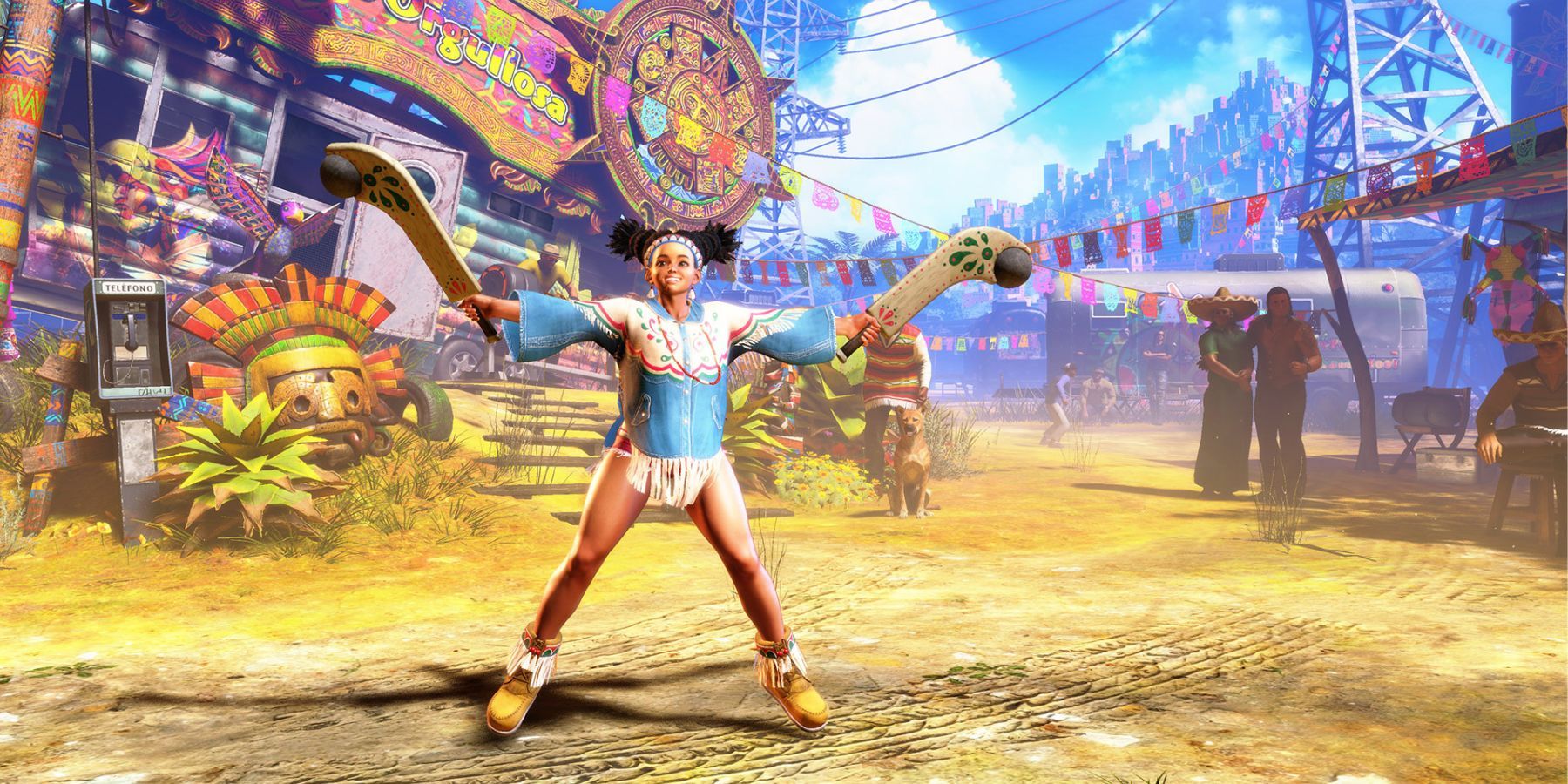 image showing lily in the battle field in street fighter 6.