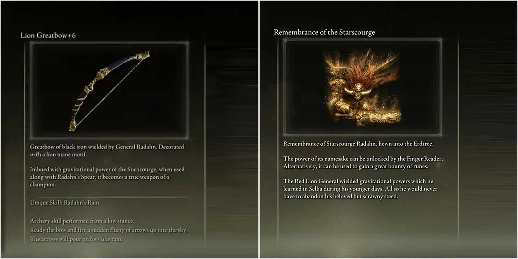 lion greatbow in elden ring