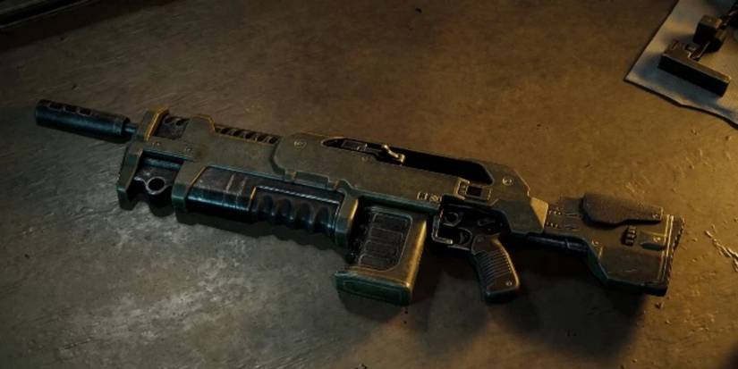 The M41AE3 Heavy Pulse Rifle from Aliens: Dark Descent