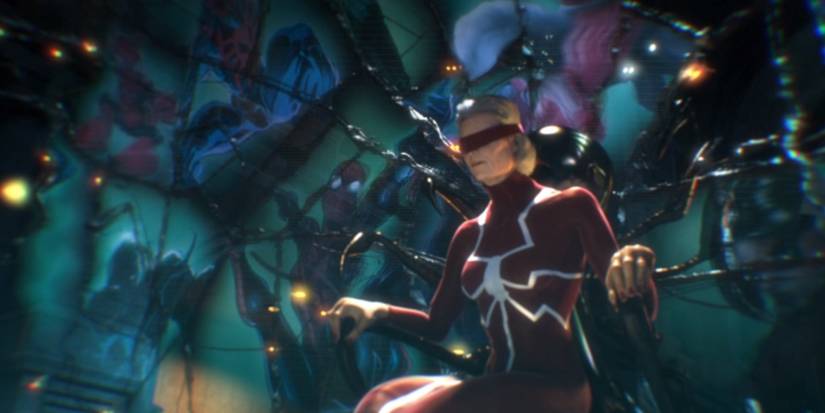 madame web seeing many variants of spider-man