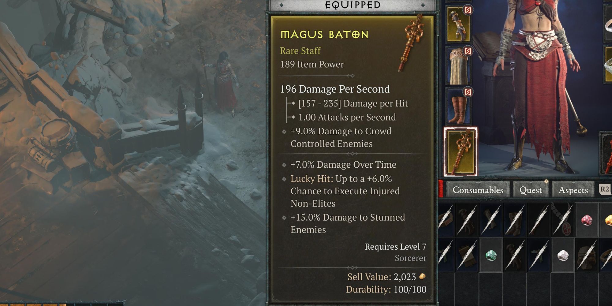 The Magus Baton in Diablo 4