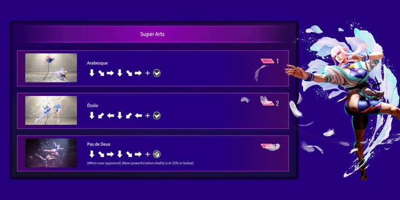 image showing super arts of manon in street fighter 6.