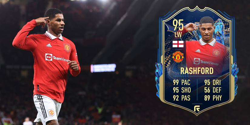 Marcus Rashford Team Of The Season Card