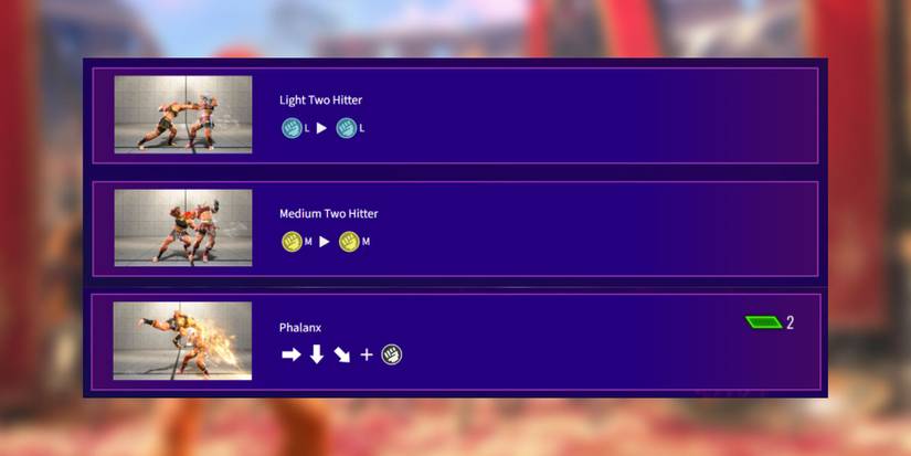 image showing the basic combo for marisa in street fighter 6.